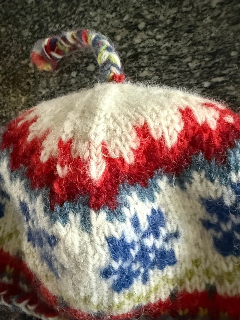 Hand Knitted Winter Woolen Ski ⛷️ Hat with Braided Ties
